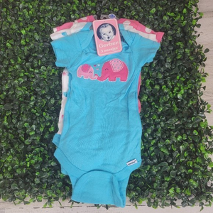 NWT Gerber 3‎ pack 0-3 months onesies